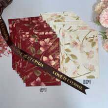 10pcs/20pcs Elegant Golden Foil Envelopes - Premium Textured Lay Flat Invitation Covers With Self-Seal Closure - Special Occasion Gift Envelopes (12.5cm X 17.5cm) School Supplies,Back To School