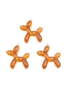 35*38MM 树脂工艺品配件，可爱宠物动物气球狗吊坠饰品，珠宝制作用品，5 件-10 件 - 混合款 - 查看 6