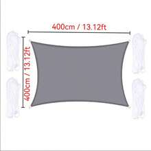 1pc Sunshade Canopy, Waterproof, UV-Resistant Rectangular Sunshade Cloth, Suitable For Outdoor Camping, Patio, Garden, Swimming Pool, Amusement Park, Made Of 210D Thin Waterproof Oxford Cloth - Multicolor - View 33