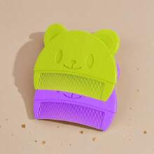 3pcs Soft Baby Scalp Brush, Massage Brush For Newborn To Remove Vernix, Cradle Cap, Hair Cleaning Products For Infants - Multi-Color