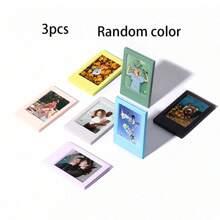 1pc 3-Inch Instant Camera Photo Frame, DIY Magnetic Sheets Variable Combination Display Stand Creative Magnet Mini Photo Frame