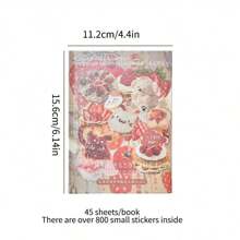 45pcs/Pack Japanese Style Die Cut Stickers, For DIY Scrapbook, Planner Decoration,School Supplies,Back To School