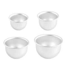 1 Piece Of Semicircular Non Stick Puddings Mold, Aluminum Dome Cake Tray Hemisphere Mousse Mold, Princess Dress Cake Mold, Jelly Mold Semicircular Jelly Mold, Mousse Semicircular Baking Mold Or Chiffon Cake, Cheesecake, Bread|Christmas Cake Mold
