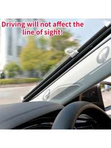 1pc Car Auto Roll-Up Sunshade, Auto-Retractable Thermal Insulation Car Window Curtain