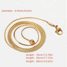 10pcs Stainless Steel S-Shaped Necklace Chain, Suitable For DIY, Daily Wear And Gifting - 10PCS Flat S Chain - View 7