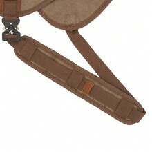 Durable Leather Shoulder Recoil Pad For Archery - Half Chest Protector Guard, Fast Shipping From The USA - Brown - View 7