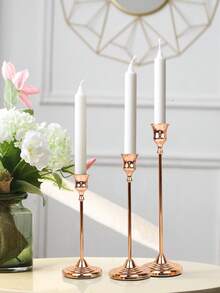 2pcs Metal Halloween Candle Holders Are Suitable For Table Decoration, Outdoor Courtyard Decoration, Office Desktop Decoration, Candlelight Dinner, Room Atmosphere, Suitable For Weddings, Family Gatherings, And Party Decoration Before Halloween Halloween Party - Multicolor - View 5