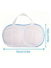 Bra Washing Bags, Laundry Bag, Large Bra Wash Guard Bags For Washing Machine, Fits All Cups, Anti-Deformation Bra Wash Bags, Underwear Bags For Washing (Grey, Blue) Small And Portable, Suitable For A Variety Of Scenarios, Home, Travel, Business Trips, Back To School, The Perfect Gift, Bag For School School Accessories School Stuff