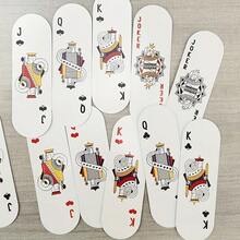 Jogo de Cartas Longo Criativo - Design de Pega Fácil, Material de Papel, Multicolorido, Adequado para Reuniões Familiares e Jogos de Festa, Jogos de Tabuleiro Divertidos em Família, Acessórios de Jogos de Cartas de Inverno - Multicolorido - Visão 2