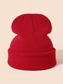 1 pieza Gorro de punto sin ala, gorro de invierno unisex cálido para actividades al aire libre - Multicolor - Ver 7