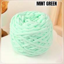 1Roll Multicolor Ice Strip Yarn 100g, 8mm Thick - Soft And Chunky Chenille Yarn, Fluffy Thread Knitting Chenille Yarn, Ideal For DIY Knitting & Crochet Projects Like Scarves, Slippers