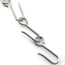 Juego de 50 piezas/100 piezas de ganchos metálicos para cortinas, fáciles de reemplazar, accesorios de ganchos, ganchos de acero inoxidable para riel de cortinas romanas