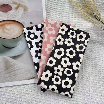 Automatic Closure Spring Printed Glasses Case, Portable Sunglasses, Reading Glasses, Myopia Glasses Storage Bag, Premium Eyeglasses Pouch