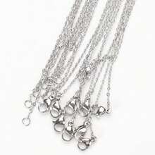 10pcs Stainless Steel Cross Pendant Charms For DIY Jewelry Making - 10PCS Cross Chain - View 7