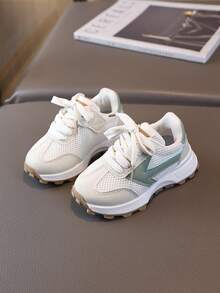 1 Pair Kids' Breathable Sports Shoes, Baby Toddler Canvas Shoes, Girls & Boys, Spring New Arrivals