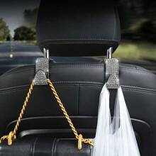 3 peças Brilho em Estilo: Clipe para Óculos de Sol com Viseira de Carro + Gancho de Carro com Cravejado de Diamantes e Clipe para Bilhetes, Pegada Segura para Dirigir, Compatível com Vários Estilos de Óculos, Acessório Seguro para Dirigir | Suporte de Óculos Elegante | Design Moderno e Elegante - Para Mulheres e Homens - Perfeito para Dirigir e Uso Diário - Ótimo Presente para Entusiastas de Carros