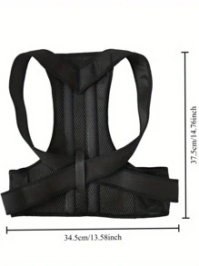 1pc Posture Corrector, Adjustable And Comfortable Back Support, Supports Spine, Back, Neck, Collarbone And Shoulder Correctors, Improves Posture Waist Trainer Tummy Control Exercise Waist Belt Workout Belt