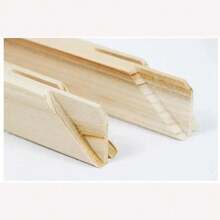 Marcos de madera clásicos para pintura sobre lienzo, cuadros de pared, decoración artística de lienzos de madera natural a precio de fábrica - Albaricoque - Ver 6