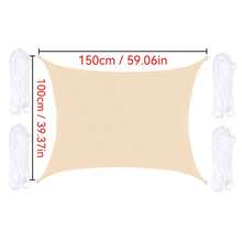 1pc Sunshade Canopy, Waterproof, UV-Resistant Rectangular Sunshade Cloth, Suitable For Outdoor Camping, Patio, Garden, Swimming Pool, Amusement Park, Made Of 210D Thin Waterproof Oxford Cloth - Multicolor - View 75