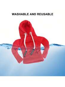 1pc 2025 New Design Car Gear Shift Knob Cover, Fashionable Mini Hoodie Sweatshirt, Car Gear Shift Head Decor, Interior Accessory