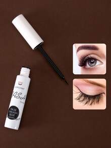 1 Brand New Upgraded Laser Glue, Super Strong And Long-Lasting 72 Hour Eyelash Extension Adhesive Without Latex, Waterproof, Fast Drying, Mild And Non Irritating Eyelash Extension Adhesive Suitable For Personal Strip-Shaped Eyelashes And Clustered False Eyelashes, Suitable For Beginners With Sensitive Eyes DIY False Eyelashes Eye Makeup Products (6ml Black)