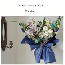 5 Stück/10 Stück/20 Stück Gelee-Membran wasserfestes Blumen Verpackungspapier, Bettwäsche, Geschenkverpackung, Blumenhandel Zubehör, Muttertagsgeschenke, Party Dekoration