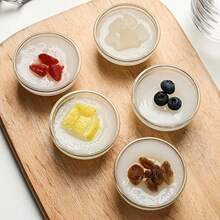 10 件 3 英寸透明塑料酱料盘，适用于小吃、寿司、水果、开胃菜和配菜、学校用品