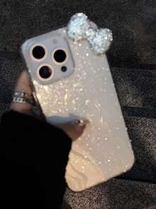 1个DIY 3D蝴蝶结2.0mm厚闪亮星空亮片创意个性化全包防摔手机壳,兼容 11/12/13/14/15/16 Pro Max/Xs/Xr/11 Pro/11 Pro Max/12 Pro/12 Pro Max/13 Pro/13 Pro Max/7 Plus/14 Pro/14 Pro Max/14 Plus/7 Plus/8 Plus/8/SE2,防水防震防刮。 - 銀色 - 查看 8