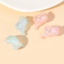 4pcs/8pcs/12pcs/Pack Resin Seashell DIY Pendant, Bohemian Style Summer Beach Essential, Can Be DIY For Necklace, Bracelet, Earring, Phone Case, Keychain, Bag Decor, Versatile