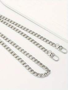 Una pieza versátil y con estilo para reemplazar la cadena, materiales de joyería DIY, materiales artesanales para bolsos, de hierro, accesorios para manualidades y artes - Plateado - Ver 10