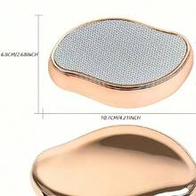 Facial Epilator Hair Remover Men's Reusable Women's Leg Manual Hair Removal - No Shaving Required Magical Crystal Glass Epilator Tool, Washable Nano Glass Artifact - 1 Piece Blue - View 4