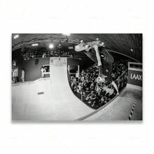 1pc/3PCS Wall Arts Posters Frameless Skateboarding Extreme Sports Posters Prints Black White Photo Canvas Painting Wall Art Pictures Room Decor Skateboard Lover Gift Vintage