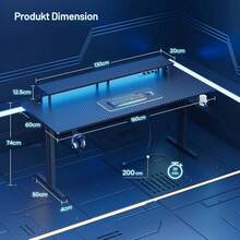 Roller Computer Table - Bildfarbe - View 2