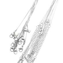 10pcs Stainless Steel S-Shaped Necklace Chain, Suitable For DIY, Daily Wear And Gifting - 10PCS Flat S Chain - View 4