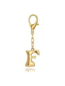 MECYLIFE 1pc Letter Casual Keychain, All-Season Bag Accessory Car Accessories Bag Charm School Cute Goth Y2k Bag Accessories Lanyards With Id Holder Car Accessories Bag Charms - Yellow Gold - View 28