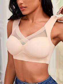 3pcs Seamless Backless Camisole Bras, Wireless Sports Bras, Sexy Undershirt Bras - Multicolor - View 7