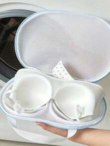 Bra Washing Bags, Laundry Bag, Large Bra Wash Guard Bags For Washing Machine, Fits All Cups, Anti-Deformation Bra Wash Bags, Underwear Bags For Washing (Grey, Blue) Small And Portable, Suitable For A Variety Of Scenarios, Home, Travel, Business Trips, Back To School, The Perfect Gift, Bag For School School Accessories School Stuff