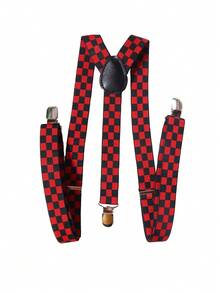 Men's Printed Suspenders, Plaid Suspenders, Colorful Suspenders, USA Flag, UK Flag, Betsy Ross Flag - Multicolor - View 9