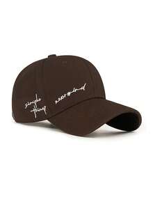 1pc & Versatile Letter Embroidery Baseball Cap, Fashionable Streetwear Style For Students - Baseball Cap - View 6