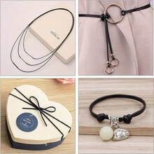10Meters 0.5mm-2.0mm Black Leather Cord Waxed Thread Strings Necklace Bracelets Rope For Jewelry Making DIY Findings - Multicolor - View 7