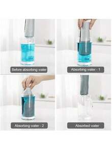 1/5/10pcs Ultra Fine Fiber Glass Cleaning Cloths, Lint-Free, Suitable For Cleaning Car Windows, Kitchen Mirrors, Leaves No Traces, Reusable Fish Scale Polishing Rags, Convenient For Home, Outdoor Picnics And Travel, Random Colors - View 8