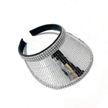 Disco Ball Helmet With Retro Reflective Party Headpiece - Multicolor - View 10