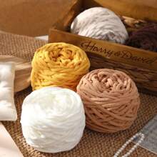 1Roll Multicolor Ice Strip Yarn 100g, 8mm Thick - Soft And Chunky Chenille Yarn, Fluffy Thread Knitting Chenille Yarn, Ideal For DIY Knitting & Crochet Projects Like Scarves, Slippers