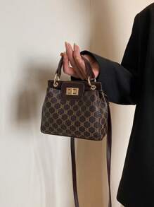 Bolsa de ombro quadrada elegante feminina, bolsa transversal, bolsa clutch, bolsa tote, bolsa de mão de alta qualidade