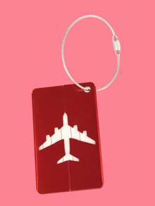 Aluminum Alloy Travel Luggage Tags, Hanging Tags, Suitcase Labels. Plain Travel Accessories For Airplanes With Name And ID Card Information To Prevent Loss. Boarding Metal Luggage Hanging Ornaments, Checked Luggage Hanging Cards And Tags For Airplanes. Item Sorting And Identification Hanging Tags, Hanging Tags For Boarding And Checked Luggage When Going Out. Metal Decorative Hanging Accessories And Luggage Identification Tags. - Multicolor - View 9