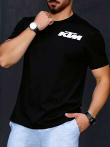 Playera Camiseta Normal Motos KTM 250 EXC Unisex - Negro - Ver 3