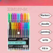 Bolígrafo de purpurina, bolígrafo de gel, resaltador de color, bolígrafo neutro, bolígrafo pastel, bolígrafo metálico, bolígrafo de perlas con purpurina, bolígrafo para el sueño de los niños, regreso a clases