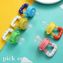 Baby Feeding Supplies: Fruit & Vegetable Silicone Feeder And Veggie Mesh Bags - Perfect For Moms, Thanksgiving Gift - Multicolor - View 4