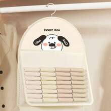 Organizador de calcetines, bolsa de red colgante para almacenar ropa interior, calcetines y otros artículos pequeños en el armario/clóset