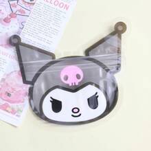 Sanrio 10Pcs Sanrio Hello Kitty Storage Bag Kawaii Cartoon Cute Kuromi My Melody Cinnamoroll Ziplock Bag Plastic Waterproof Gift